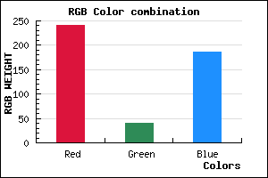 rgb background color #F028BA mixer