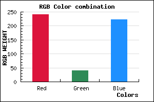 rgb background color #F028DF mixer