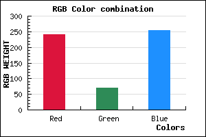 rgb background color #F046FF mixer