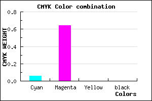 #F05BFF color CMYK mixer
