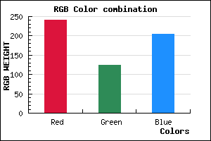 rgb background color #F17DCC mixer