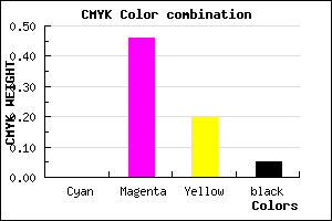 #F183C1 color CMYK mixer