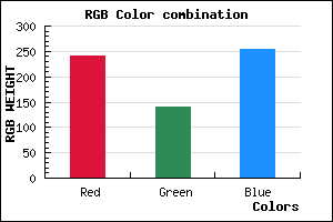 rgb background color #F18CFF mixer