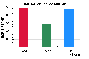 rgb background color #F18DEC mixer