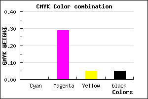 #F1AAE6 color CMYK mixer