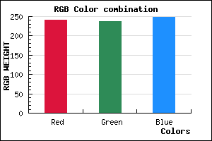 rgb background color #F1EDF9 mixer
