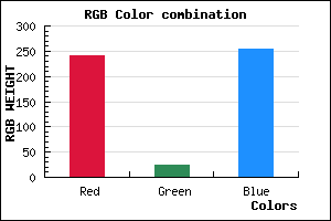 rgb background color #F119FF mixer