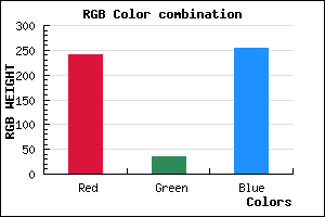 rgb background color #F124FF mixer