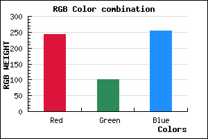 rgb background color #F264FF mixer