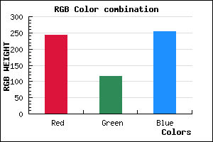 rgb background color #F275FF mixer