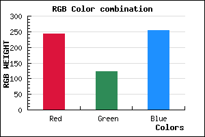 rgb background color #F27AFF mixer