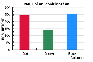 rgb background color #F289FF mixer