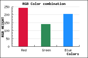 rgb background color #F28CCD mixer
