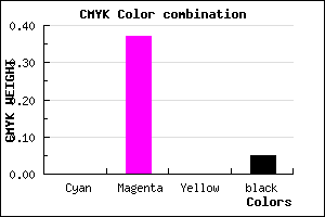 #F298F1 color CMYK mixer