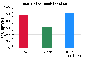 rgb background color #F299FF mixer