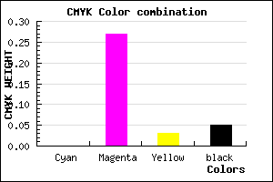 #F2B0EA color CMYK mixer