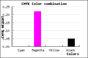#F2BDF3 color CMYK mixer