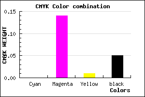 #F2D0EF color CMYK mixer