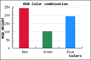 rgb background color #F366C1 mixer