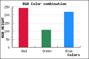 rgb background color #F36CDB mixer