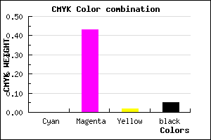 #F38BED color CMYK mixer