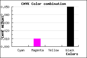 #F3F1F3 color CMYK mixer