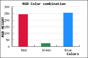 rgb background color #F319FF mixer