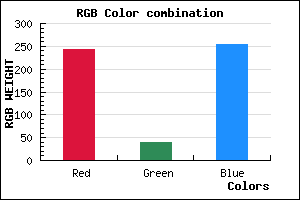 rgb background color #F327FF mixer