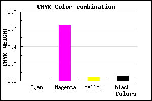 #F357EA color CMYK mixer
