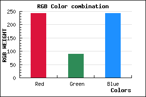 rgb background color #F35AF3 mixer