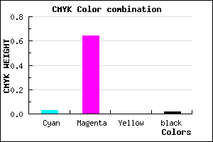 #F35AFB color CMYK mixer