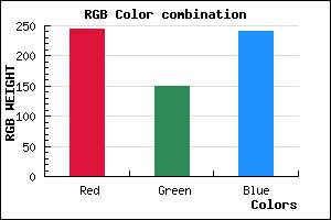 rgb background color #F496F0 mixer