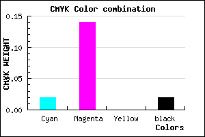 #F4D8FA color CMYK mixer