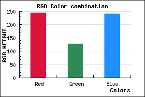rgb background color #F57FF1 mixer