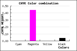 #F589F4 color CMYK mixer
