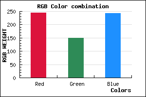 rgb background color #F595F2 mixer