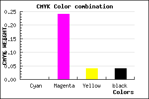 #F5BBEA color CMYK mixer