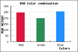 rgb background color #F5C4FE mixer