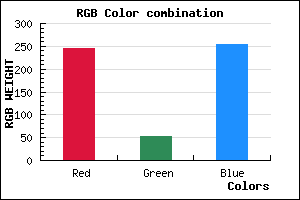 rgb background color #F535FF mixer