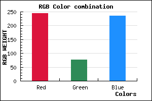 rgb background color #F54DEB mixer