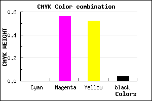 #F66C77 color CMYK mixer