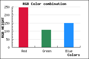 rgb background color #F66C96 mixer