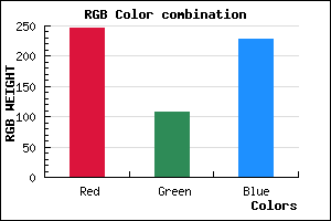 rgb background color #F66CE4 mixer