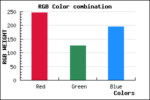 rgb background color #F67EC4 mixer