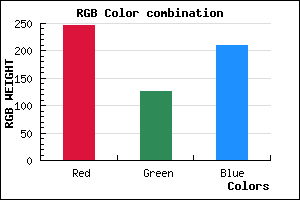 rgb background color #F67ED1 mixer