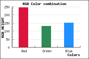 rgb background color #F68497 mixer