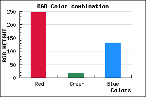 rgb background color #F61283 mixer
