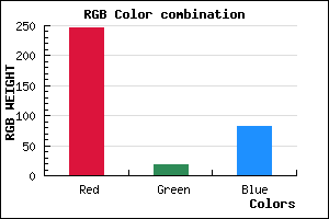 rgb background color #F61252 mixer