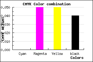 #F6EAEA color CMYK mixer