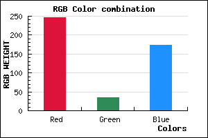 rgb background color #F622AE mixer